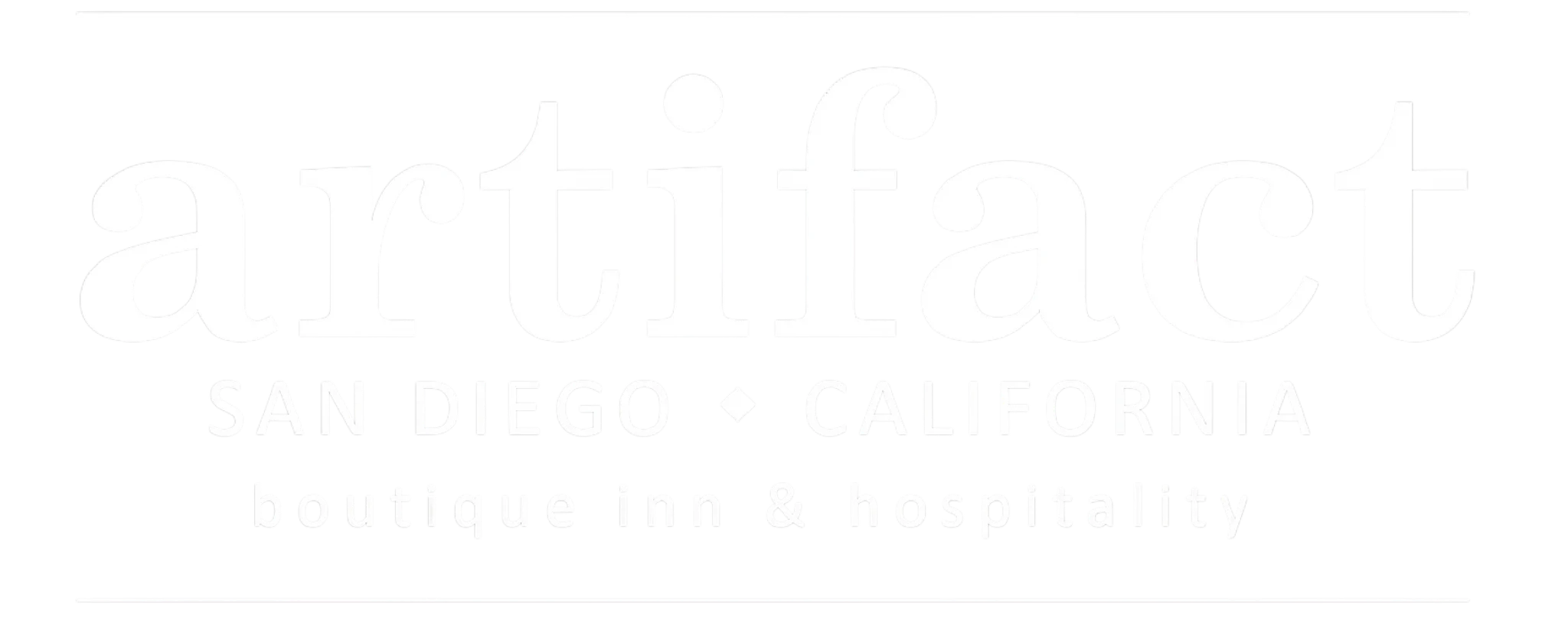 Artifact San Diego California boutique inn and hospitality logo